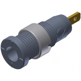 MSEB 2610 F2,8 AU GRAU / GREY, Safety socket diam. 2 mm Grey CAT III, SKS Kontakttechnik