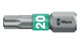 05066124001, Насадка; Torx®; TX20; Длина: 25мм; Монтаж: 1/4" (D6,3мм); BiTorsion, Wera Tools