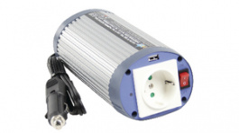 HQ-INV150WU-24, DC/AC Inverter 20...30 VDC, 150 W, Schuko / USB, HQ