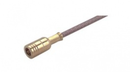 22648051, RF Connector, SMB, Brass, Plug, Straight, 50Ohm, Crimp Terminal, Huber+Suhner
