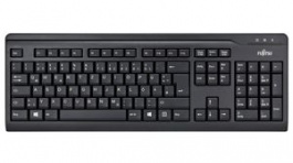 S26381-K511-L470, KB410 Slim Keyboard, CH Switzerland/QWERTZ, USB, Black, Fujitsu