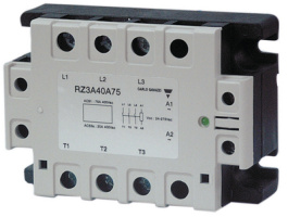 RZ3A60A25, Реле: полупроводниковое; Uупр: 24?50ВDC; Uупр: 24?275ВAC; 25А; IP00, Carlo Gavazzi