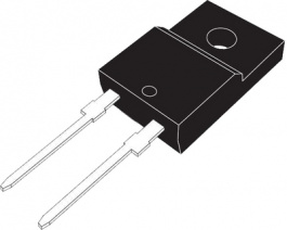 10ETF10PBF, Rectifier diode, fast TO-220FPAC 1000 V, Vishay
