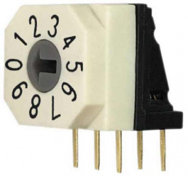 RND 210-00128, PCB coding switch BCD 3+3, RND Components