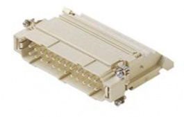 CTSEM 24 R, CTSE, 24 poles +earth, male insert, with male contacts, silver plated, ILME