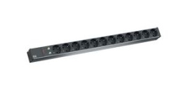 800.2334, Power Distribution Unit 12x DE Type F (CEE 7/3) Socket - DE/FR Type F/E (CEE 7/7) Plug, Bachmann