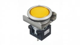 LBW6MP-1T04Y, Pilot Light Yellow 24 VAC/DC, IDEC