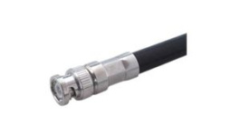 11 BNC-50-7-7/133 NE, RF Connector, BNC, Brass, Plug, Straight, 50Ohm, Crimp Terminal, Huber+Suhner