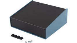 1456FE1BKBU, Корпус: для пультов; 1456; Х:165мм; Y:140мм; Z:64мм; алюминий, Hammond