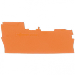 2002-7192, End plate;orange, Wago