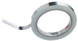 7100116899, Aluminium Tape Silver 12 mmx16.5 m, 3M