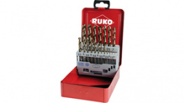 215214, HSSE-Co 5 twist drill set, 19-part, Ruko