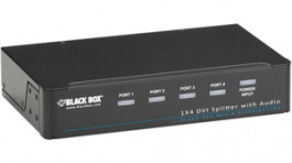 AVSP-DVI1X4, DVI-D Splitter 1 x 4, Black Box