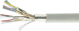 DINFLEX 6X2X0,22 MM, Data cable shielded 6x 2 0.22 mm2, Cabloswiss