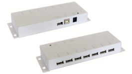 EX-1178-W, Industrial Hub USB 2.0 7x white, Exsys