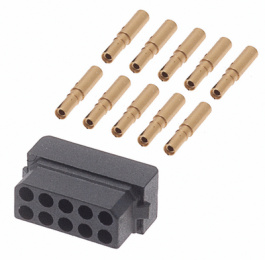 M80-8881005, Socket, dual-row, straight 2x5P, Harwin