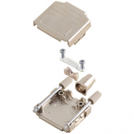 MHDPPK-M-15-K, D-Sub metalized hood Poles 15, MH Connectors