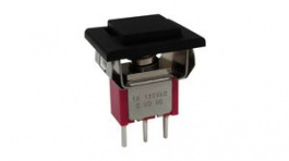 RND 210-00618, Snap-In Pushbutton Switch, 1CO, ON-(ON), PCB Pins, RND Components