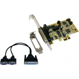 EX-45352IS, PCI-E x1 Card2x RS422/485 DB9M (Cable), Exsys