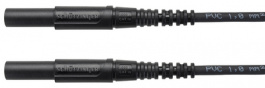 MSFK A441 / 1 / 50 / RT, Safety test lead diam. 4 mm red 50 cm CAT IV, Schutzinger