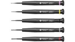 4-380-F, Screwdriver Set, Precision, Slotted, 5pcs, Bernstein