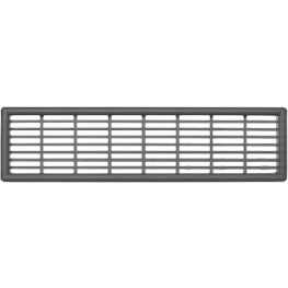 3789.8002, Ventilation grid rectangular 175 x 8.6 x 42 mm, Mentor