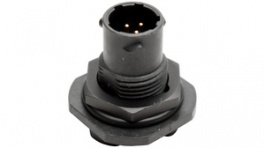 RTS78N3P, Male jam nut receptacle, Poles 3, eco/mate AQUARIUS / RTS7, Amphenol
