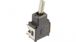 A12HH, Subminiature Toggle Switch, On-On, Soldering Pins / Right An, NKK Switches (NIKKAI, Nihon)