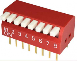 RND 210-00170, DIP switch 8P, RND Components