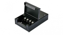26.99.0330, 4-Port Consolidation Box for Keystone Modules, Black, Value