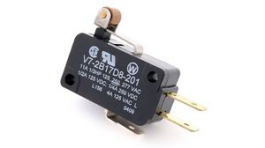 V7-2B17D8-201, Микропереключатель SNAP ACTION; с рычагом (с роликом); SPDT, Honeywell