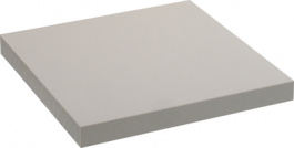 PP GREY 495X495X6, Polypropylene plate 495 x 495 x 6 mm, -