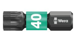 05057627001, Насадка; Torx®; TX40; Длина: 25мм; Монтаж: 1/4" (D6,3мм), Wera Tools