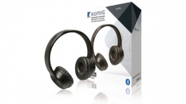 CSBTHS300BL, Bluetooth Headset Black, KONIG