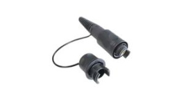 PXEB5200MM5055, Fibre Optic Connector, 2 Channel Plug Connector, 5 ... 5.5mm, Polyamide, Black, Bulgin