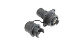 PXEB5420MM5560, Fibre Optic Connector, 4 Channel Flange Mount Bulkhead, 4.5 ... 5mm, Polyamide, Black, Bulgin