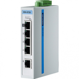 EKI-5725, Industrial Ethernet Switch 5x 10/100/1000 RJ45, Advantech