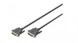 AK-320108-020-S, Video Cable, DVI-D 24 + 1-Pin Male - DVI-D 24 + 1-Pin Male 2m, DIGITUS