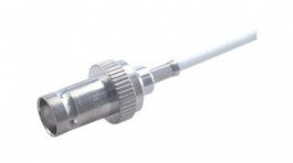 21 BNC-75-4-4/133 NE, RF Connector, BNC, Brass, Socket, Straight, 75Ohm, Crimp Terminal, Huber+Suhner