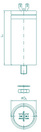 E62.F81-502D10, MKP-Kond. 5,0uF/ 1200AC 45x81 D1, ELECTRONICON