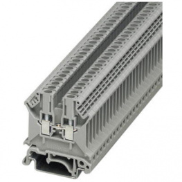 3001501, UK 3 N terminal block, 0.2...2.5 mm2 800 vac 24 a grey, Phoenix Contact
