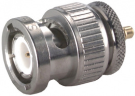 32 BNC-MMCX-50-1, Adapter BNC male/MMCX male 50 Ohm, Huber+Suhner