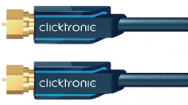 70390, Satellite Cable F-Plug F-Plug 2 m, Clicktronic