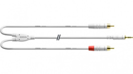 CFY 1.5 WCC-SNOW, Y-Adapter Cable, 1 x Jack Plug Stereo 3.5 mm, Cordial