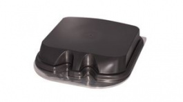 1399.99.0153, Railway Rooftop Antenna 617 ... 698 MHz/698 ... 960 MHz/1.35 ... 3.3 GHz/1.57 ... 1.61 GHz/2.4 ... 2.5 GHz/3.3 ... 4.9 GHz/4.9 ... 7.1 GHz 7 dBi Female N/Male TNC, Huber+Suhner