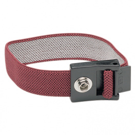 30-560-0007, ESD wrist strap bordeaux, Eurostat
