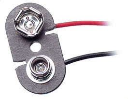 Battery connection 6LR61, Battery connection 9V, Keystone